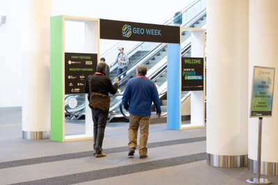 The entrance to Geo Week 2026